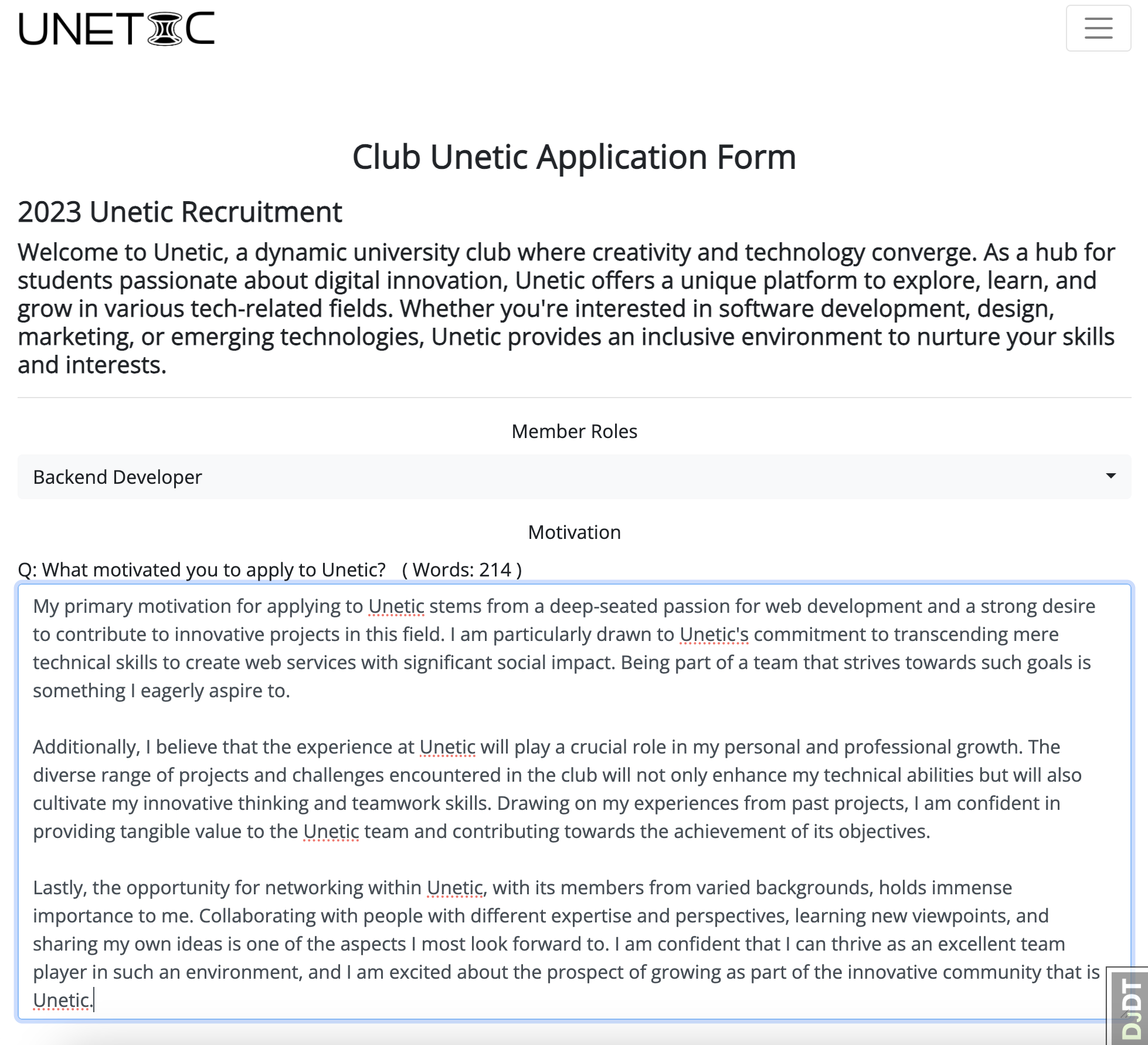 Illustration of Club Application Submission Process